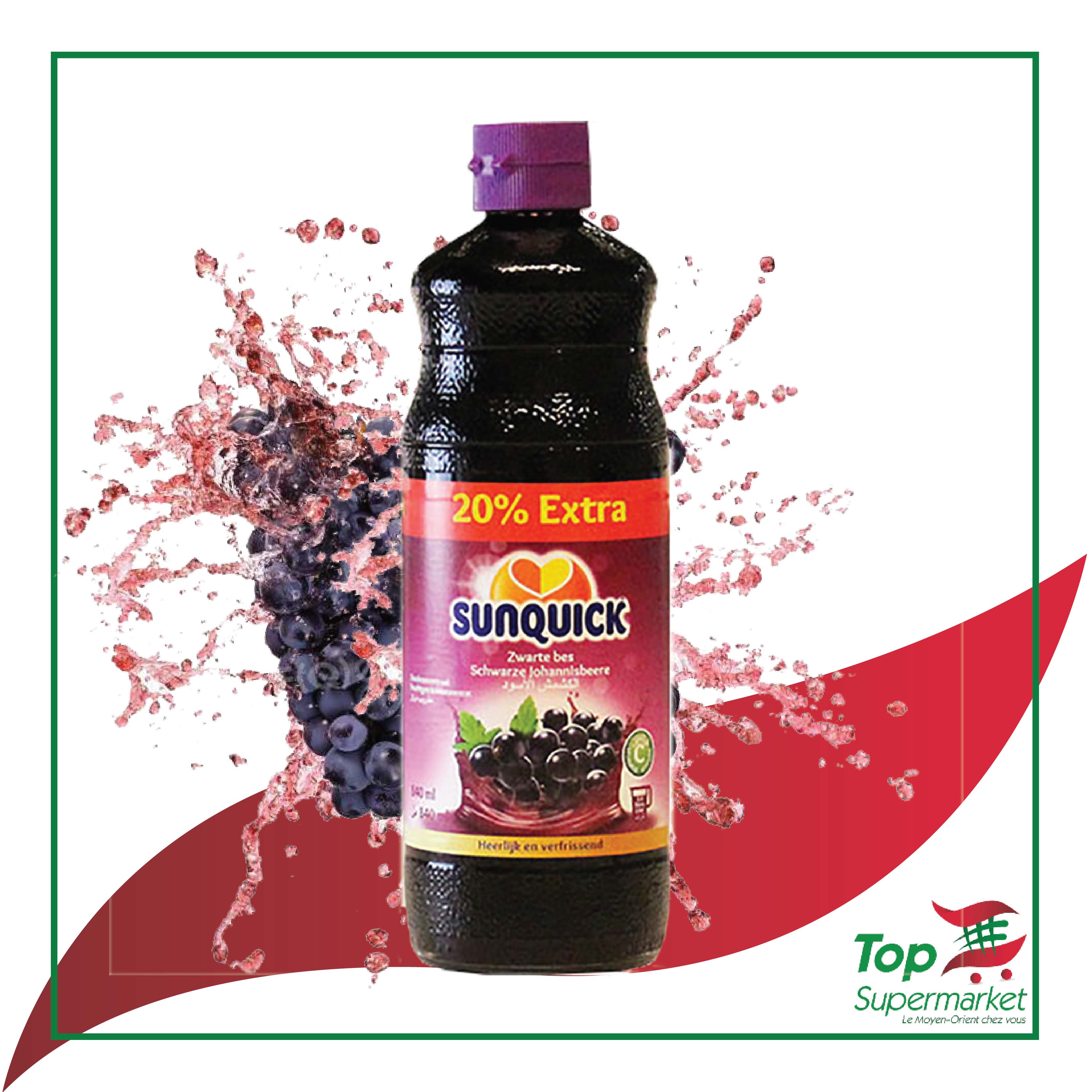 Sunquick sirop de cassis 840ml